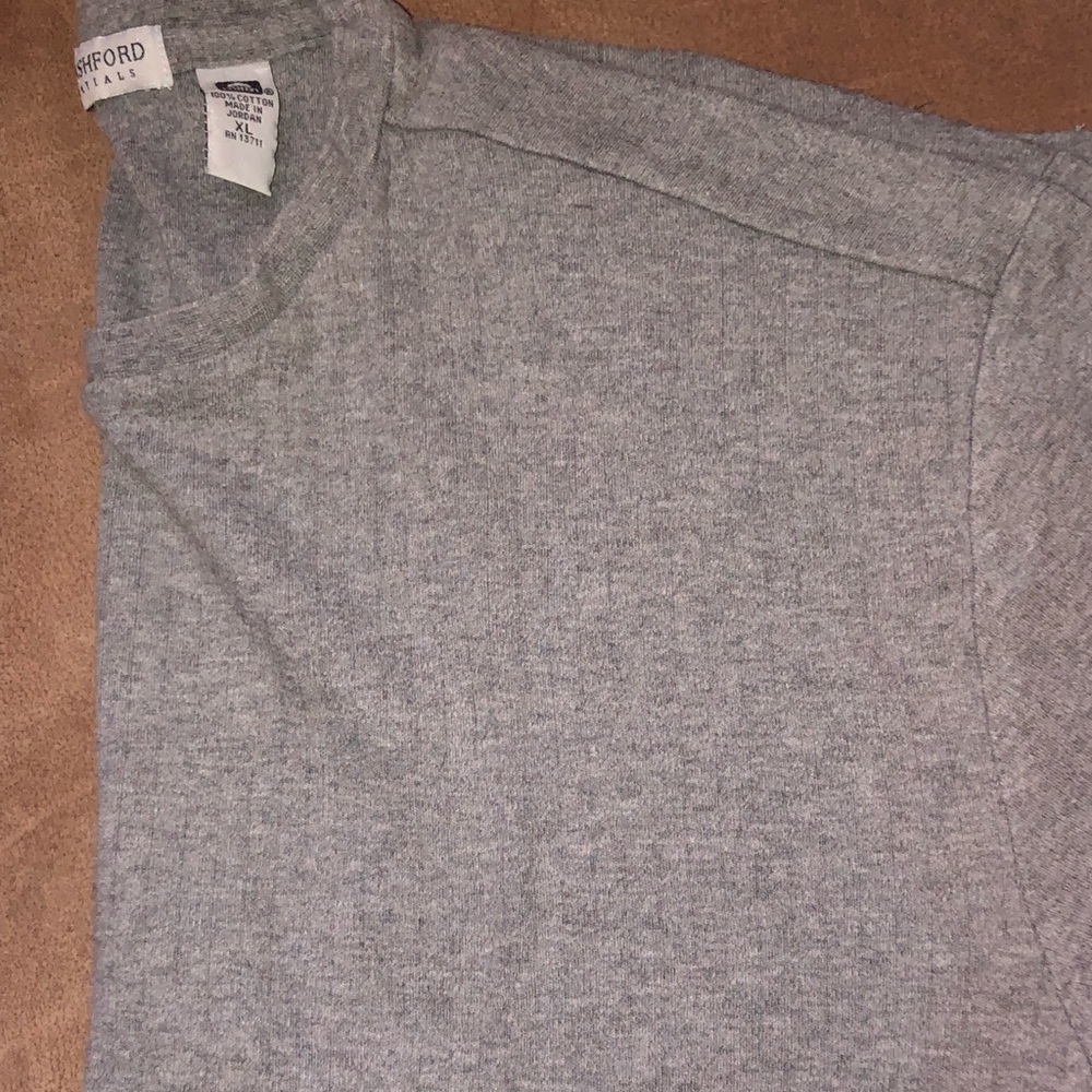 Grey long sleeve dress shirt